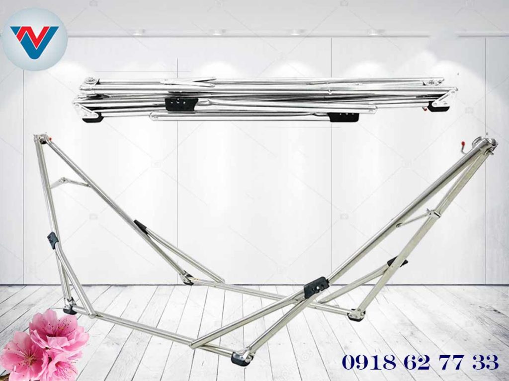 Gia công tinh tế đến từng chi tiết trong Võng Xếp Thái Sơn Ống Tròn Inox
