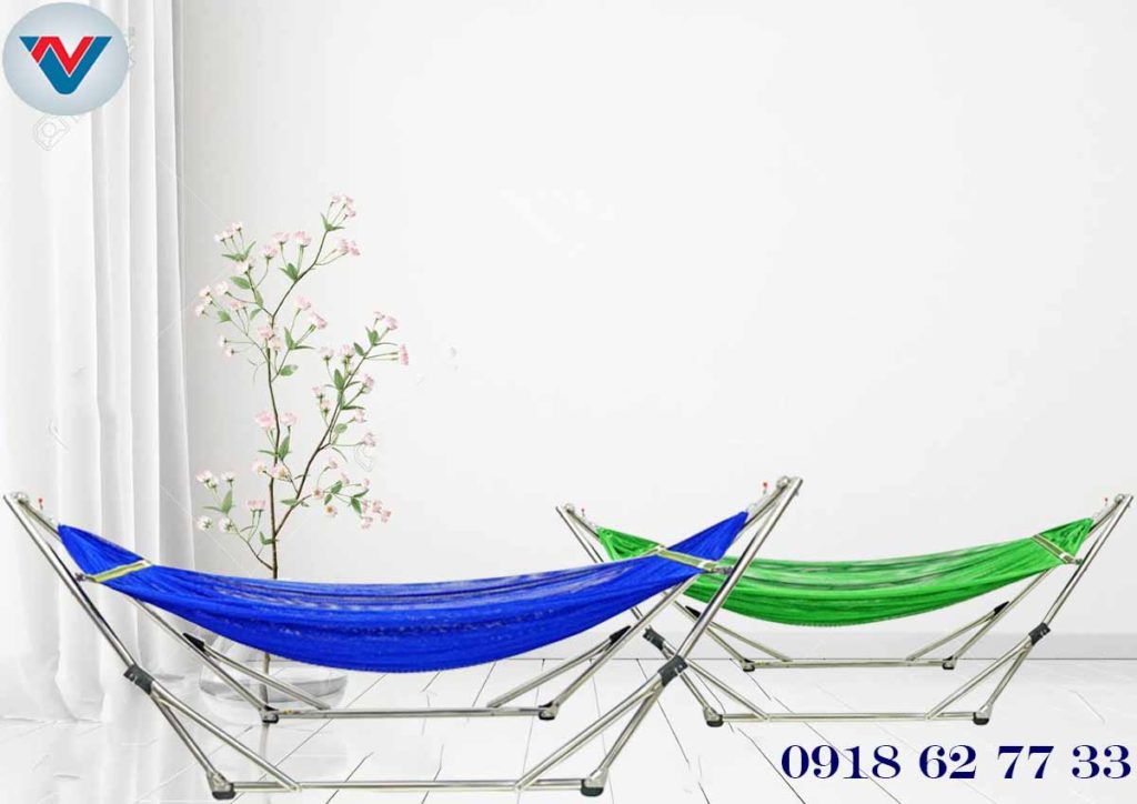 Bộ Võng Xếp Thái Sơn Inox Ống Tròn cao cấp giá siêu rẻ
