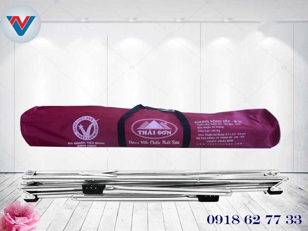 Bộ Võng Xếp Thái Sơn xếp gọn dễ di chuyển