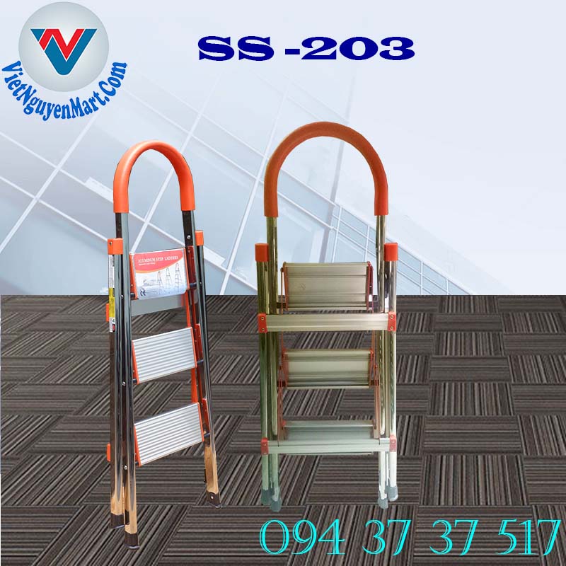 Thang nhôm ghế Inox Kagami SS -203 giá rẻ giao nhanh