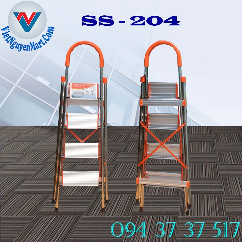 Thang nhôm ghế Inox Kagami SS -204 giá rẻ giao nhanh
