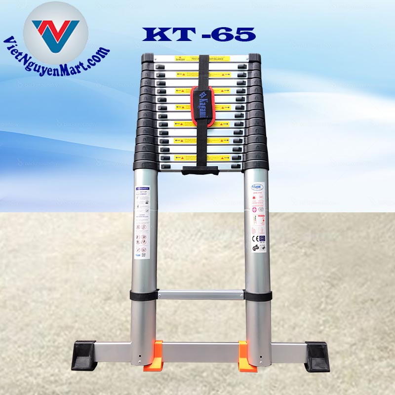 Thang nhôm rút đơn Kagami 6.5 m giá rẻ giao nhanh 2h