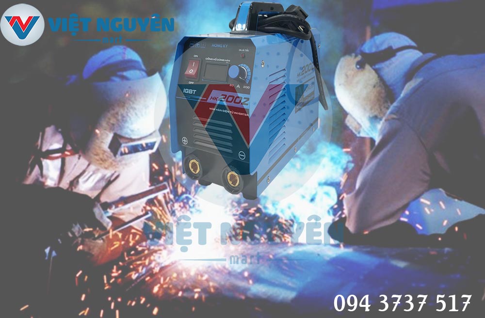 Tiện ích máy hàn que điện tử Hồng Ký model HK 200Z inverter cao cấp