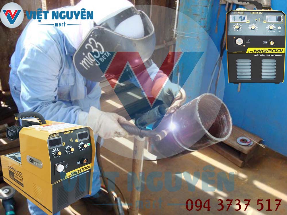 Ứng dụng máy hàn điện tử Hồng Ký HK MIG 200I công nghệ tiên tiến