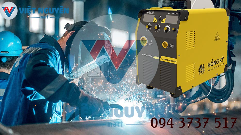 Công dụng máy hàn điện tử Hồng Ký HK MIG 250-3 tiết kiệm điện năng giá tốt Công dụng máy hàn điện tử Hồng Ký HK MIG 250-3 tiết kiệm điện năng giá tốt