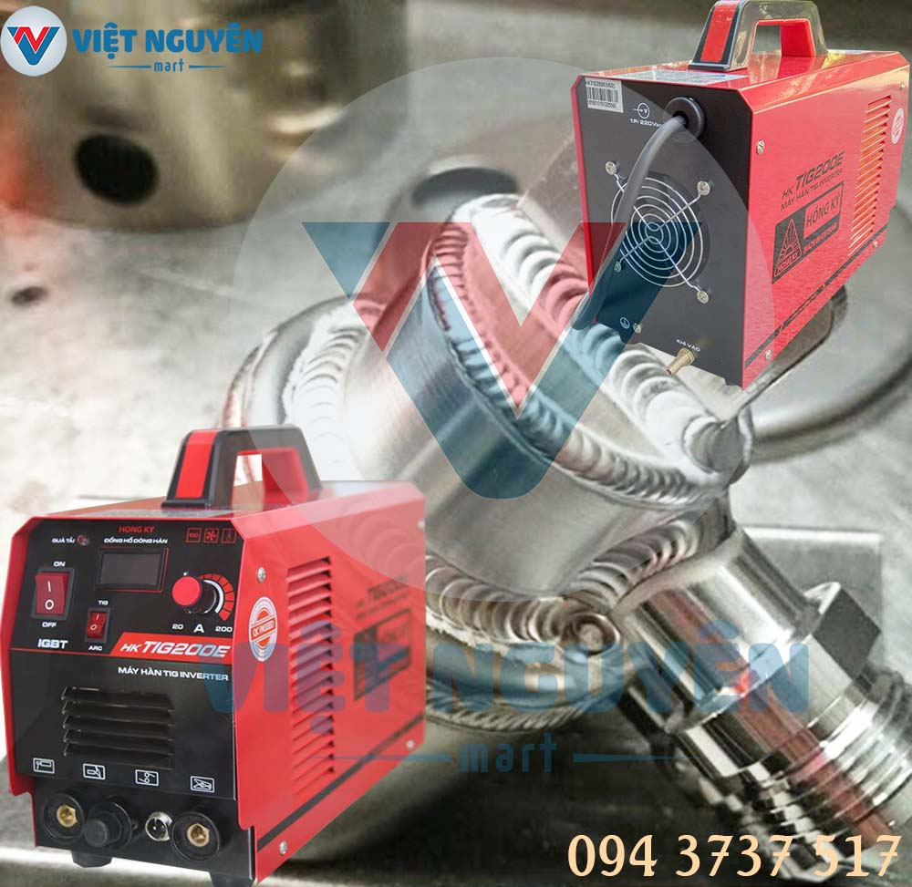 Ứng dụng máy hàn điện tử TIG (DC) MMA Inverter 200 Ampe 220v Hồng Ký HK TIG200E
