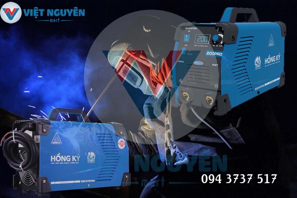 Ứng dụng máy hàn điện tử Hồng Ký MMA 200 Pro đa năng