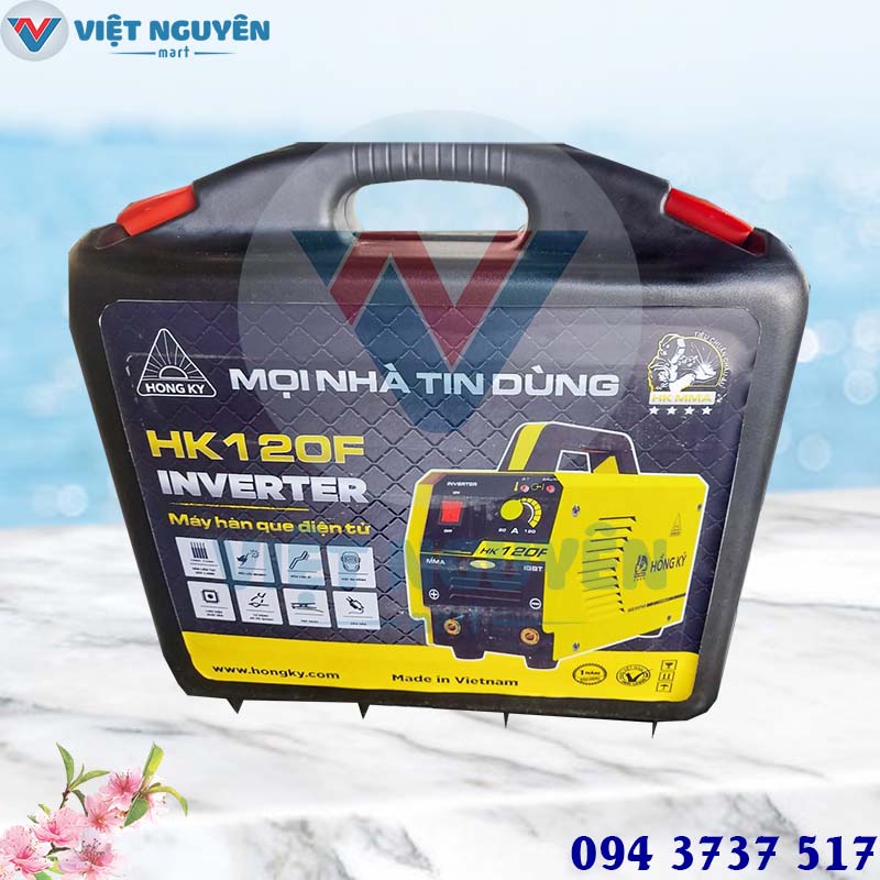Đại lý chính hãng giá tốt phân phối máy hàn điện tử Hồng Ký HK 120F đa năng