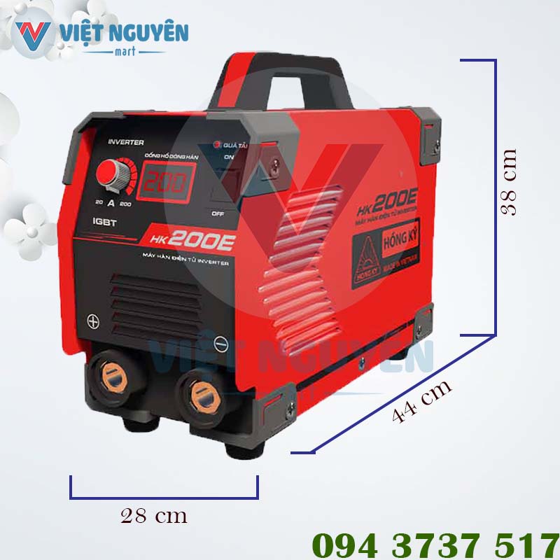 Thông số kỹ thuật máy hàn que điện tử Hồng Ký model HK 200E chính hãng Thông số kỹ thuật máy hàn que điện tử Hồng Ký model HK 200E chính hãng
