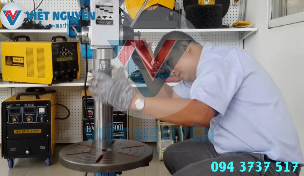 Ứng dụng máy khoan bàn Hồng Ký KDC 800 mini cao cấp