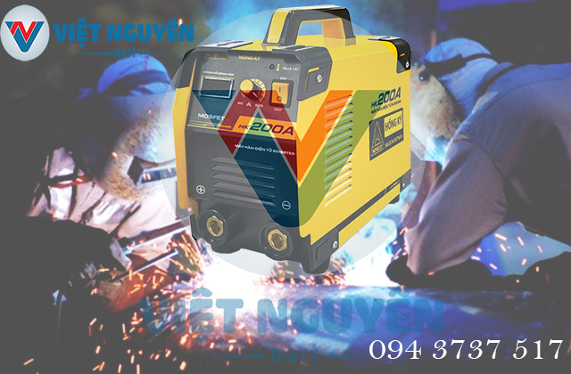Tiện ích máy hàn que điện tử Inverter Hồng Ký HK 200A đa năng
