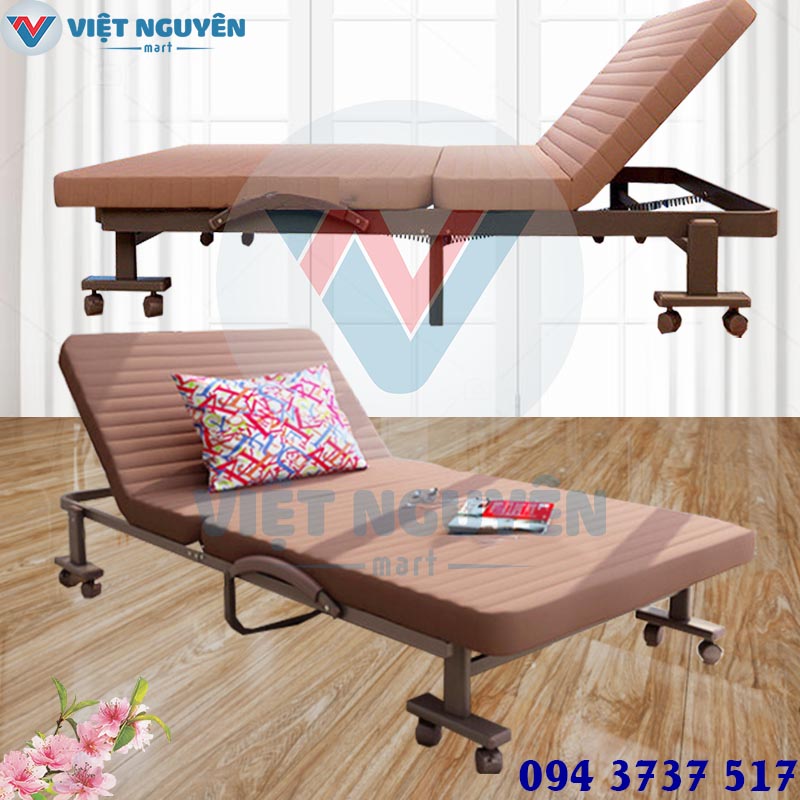 Đại lý giường gấp xếp gọn tự động nâng đầu VN - HQ120 giá tốt tại tỉnh thành - giao hàng Toàn Quốc