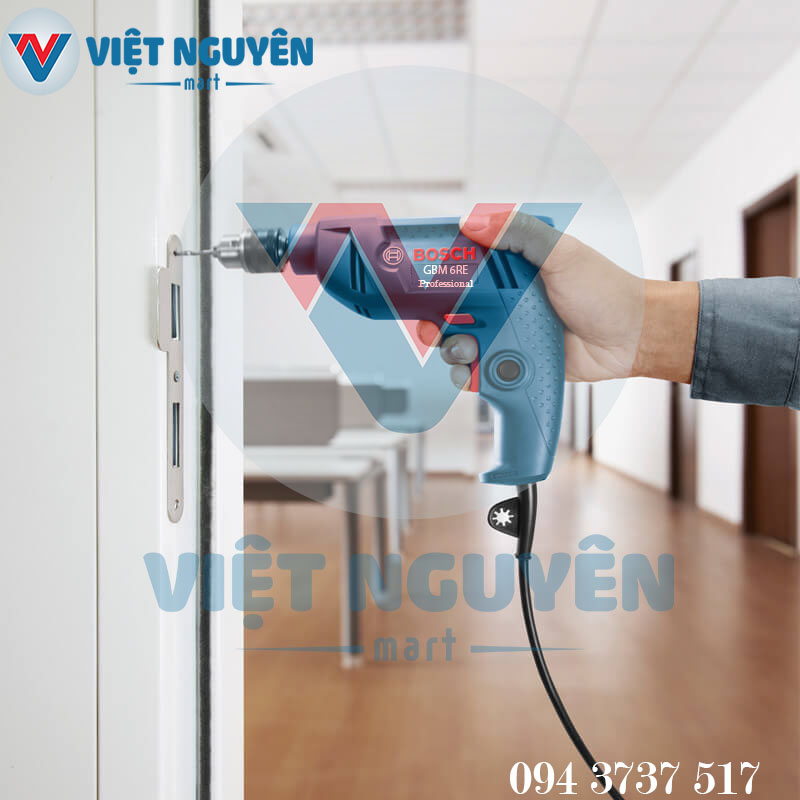 Tiện ích máy khoan sắt điện Bosch GBM 6RE PRO vạn vít đa năng