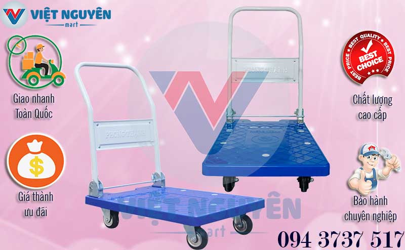 Chính sách bán xe đẩy hàng 4 bánh Phong Thạnh XTB 100DN - 200Kg giá tốt Chính sách bán xe đẩy hàng 4 bánh Phong Thạnh XTB 100DN - 200Kg giá tốt