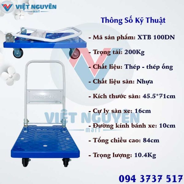 Tổng kho phân phối xe đẩy hàng 4 bánh Phong Thạnh 200 XTB 100DN Chính Hãng Giá Tốt Tổng kho phân phối xe đẩy hàng 4 bánh Phong Thạnh 200 XTB 100DN Chính Hãng Giá Tốt