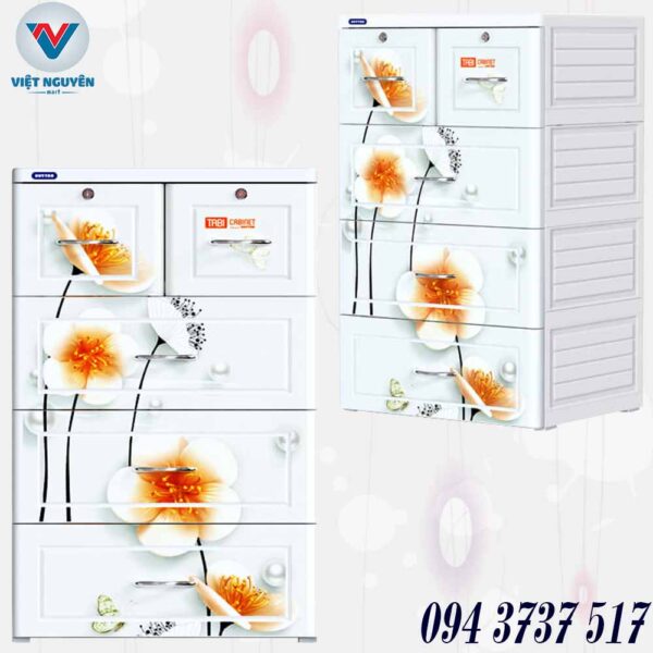 Cấu tạo tủ nhựa Duy Tân model TABI 4N ( 4 tầng 5 ngăn) chính hãng