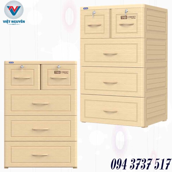Ứng dụng tủ nhựa Duy Tân Tabi 4 tầng 5 ngăn (4N) đa năng