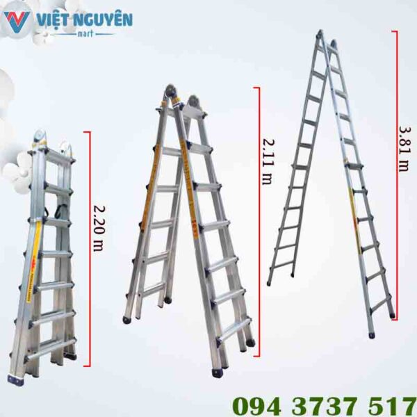 Thông số kỹ thuật thang nhôm Hàn Quốc Poongsan PS 47