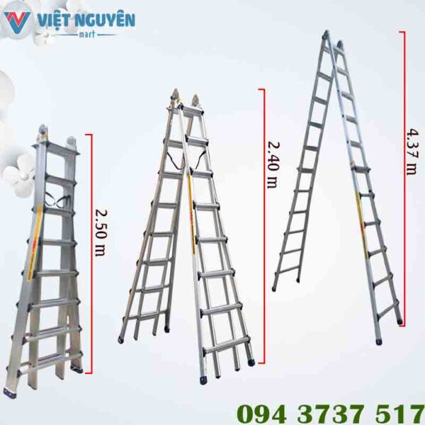 Thông số kỹ thuật thang nhôm Hàn Quốc Poongsan PS 48