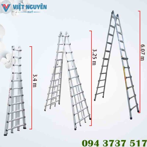 Thông số kỹ thuật thang nhôm Hàn Quốc Poongsan PS 51