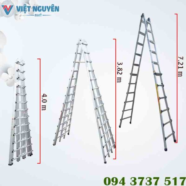 Thông số kỹ thuật thang nhôm Hàn Quốc Poongsan PS 53
