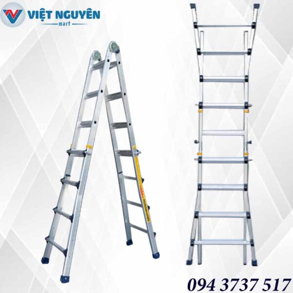 Ứng dụng thang nhôm gấp chữ A Poongsan PS 44