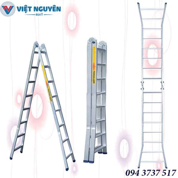 Đại lý thang nhôm chữ A khóa sập tự động Hàn Quốc OA 08 tại Tp. Hồ Chí Minh