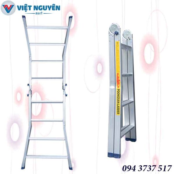 Đại lý thang nhôm chữ A khóa sập tự động Hàn Quốc OA 04 tại Tp. Hồ Chí Minh