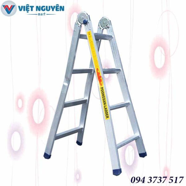 Thang Nhôm Chữ A Poongsan OA 04 Hàn Quốc Khóa Sập Tự Động