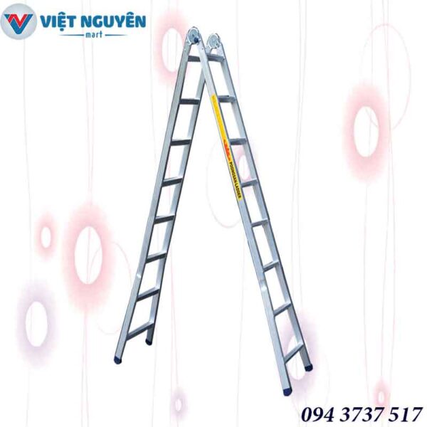 Thang Nhôm Chữ A Poongsan OA 08 Hàn Quốc Khóa Sập Tự Động