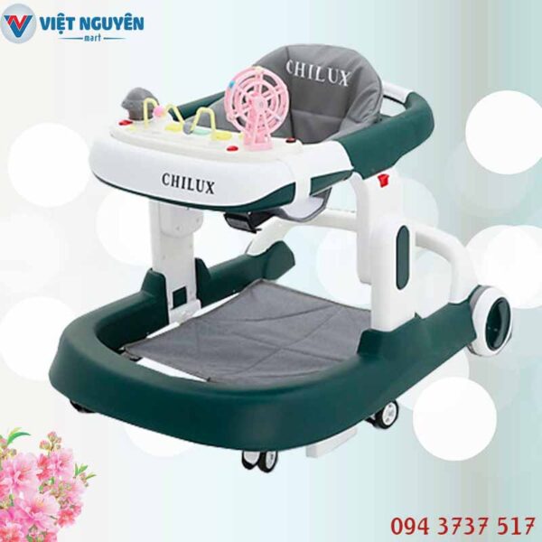 Quyền lợi khách hàng xe tập đi cho em bé Chilux Walk S xanh rêu chính hãng