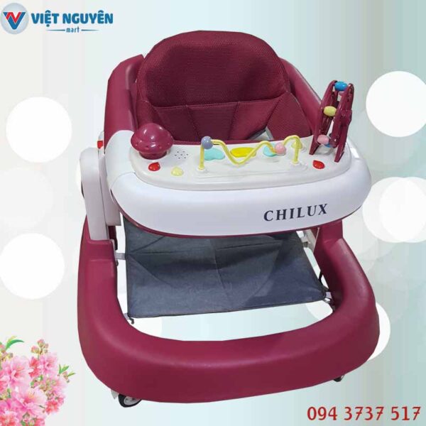 Xe Tập Đi Cho Bé Chilux Walk S Đỏ Trẻ Từ 6-18 Tháng Tuổi
