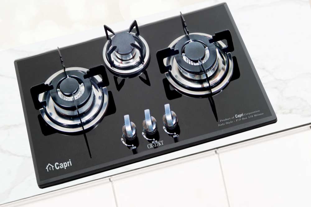 bếp gas 3 vùng nấu Capri CR-37KT