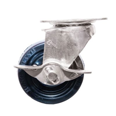 Càng Bánh xe đế đen có khóa B100R21